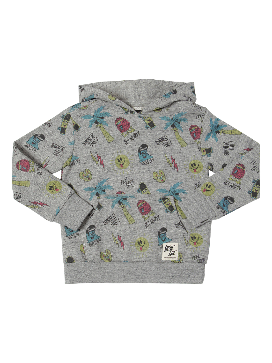 Kapuzensweatshirt Aus Baumwolle Mit Druck