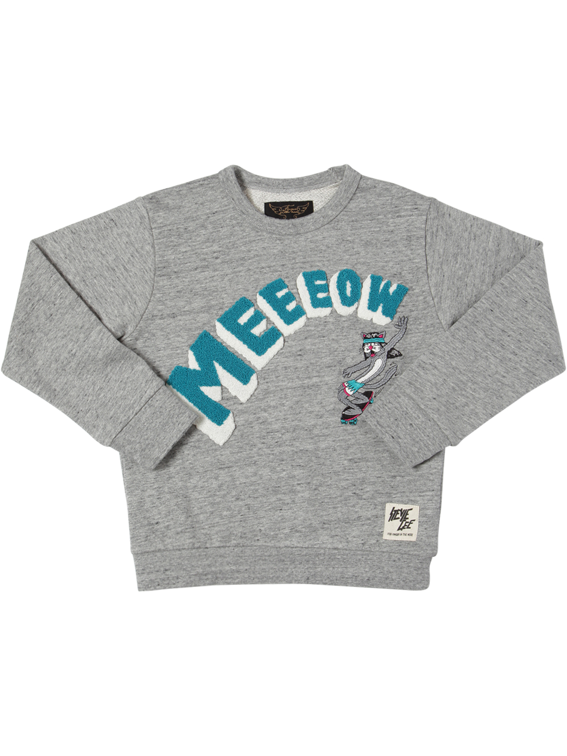 Baumwollsweatshirt Mit Patches