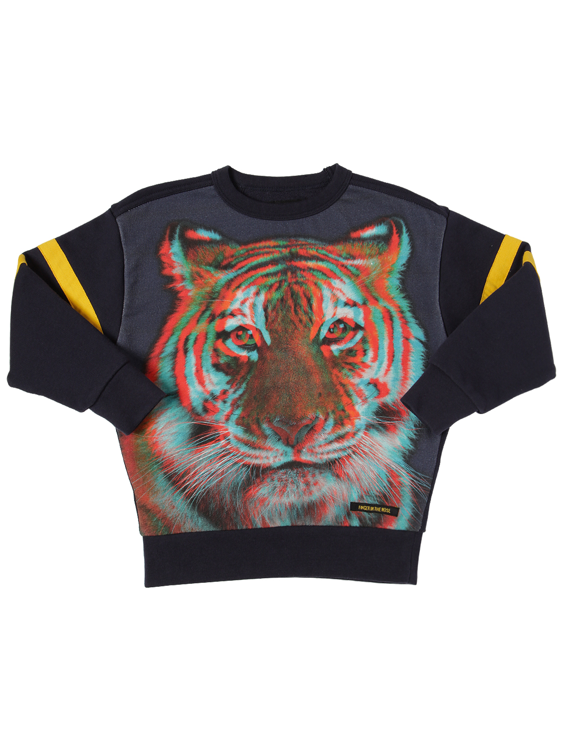 Sweatshirt Aus Baumwolle Mit 3d-druck
