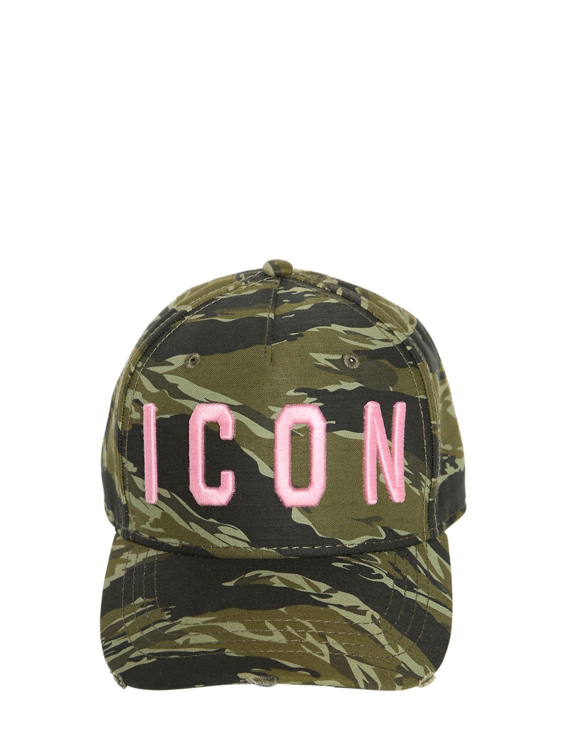 DSQUARED2 ICON MILITARY BASEBALL HAT,69IA0Y001-TTE1OTE1