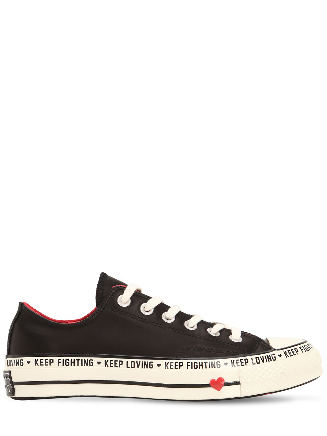 chuck 70 ox leather sneakers