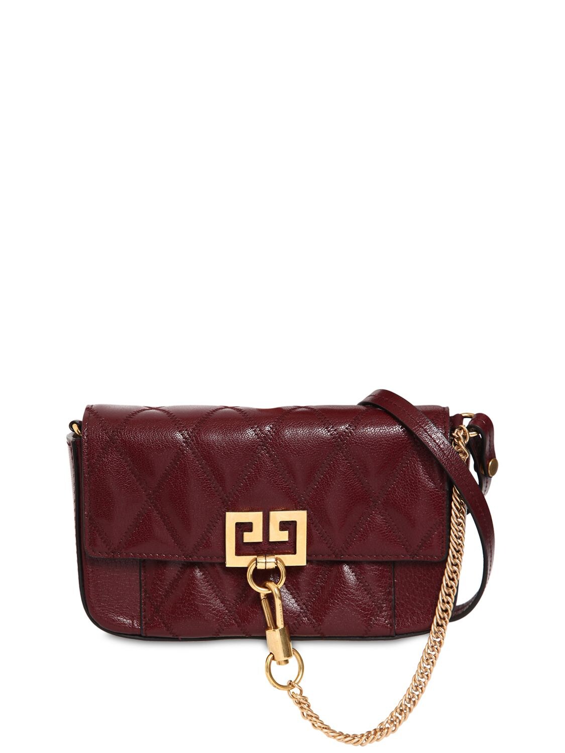 GIVENCHY MINI POCKET QUILTED LEATHER SHOULDER BAG,69IA5P009-NTQY0