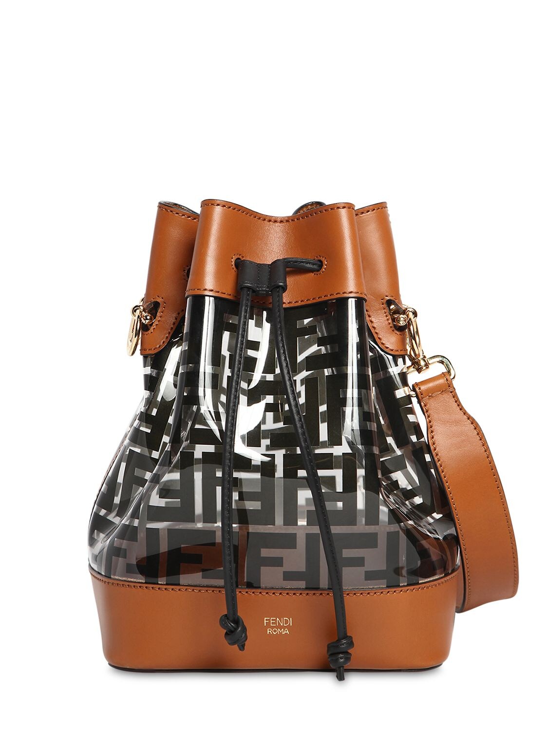 Fendi Transparent PVC Mon Trésor Bucket Bag