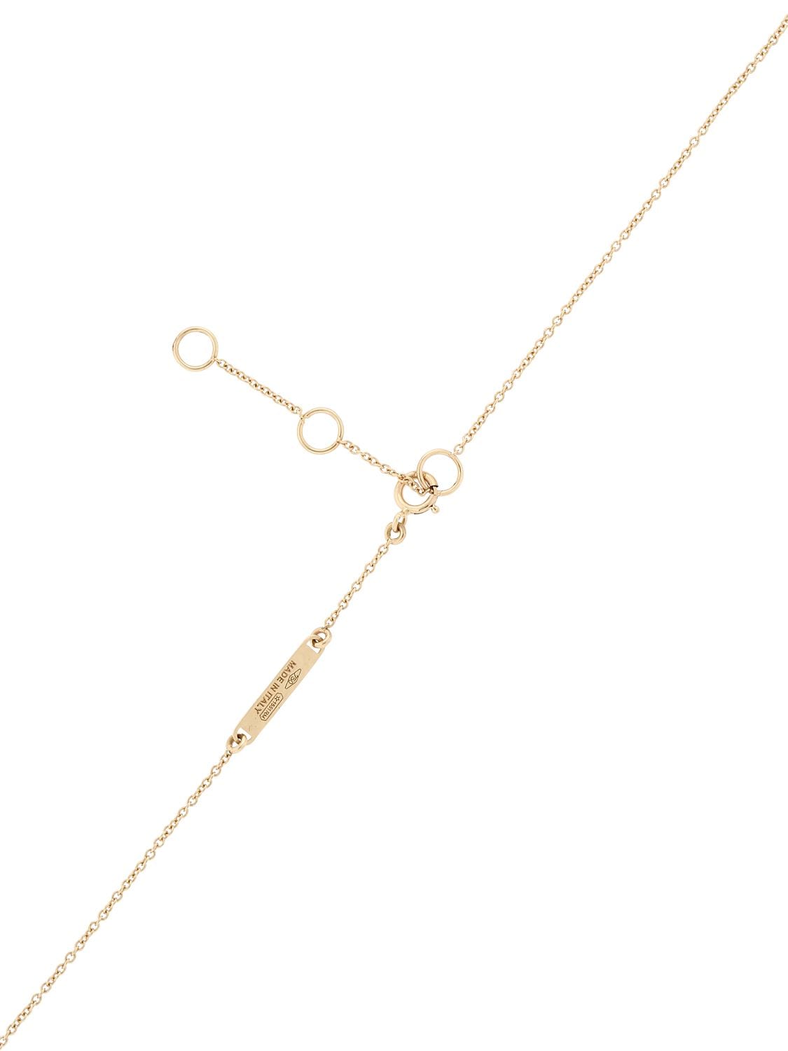 Shop Delfina Delettrez Two-in-one Small Diamond Necklace In Gold,pearl