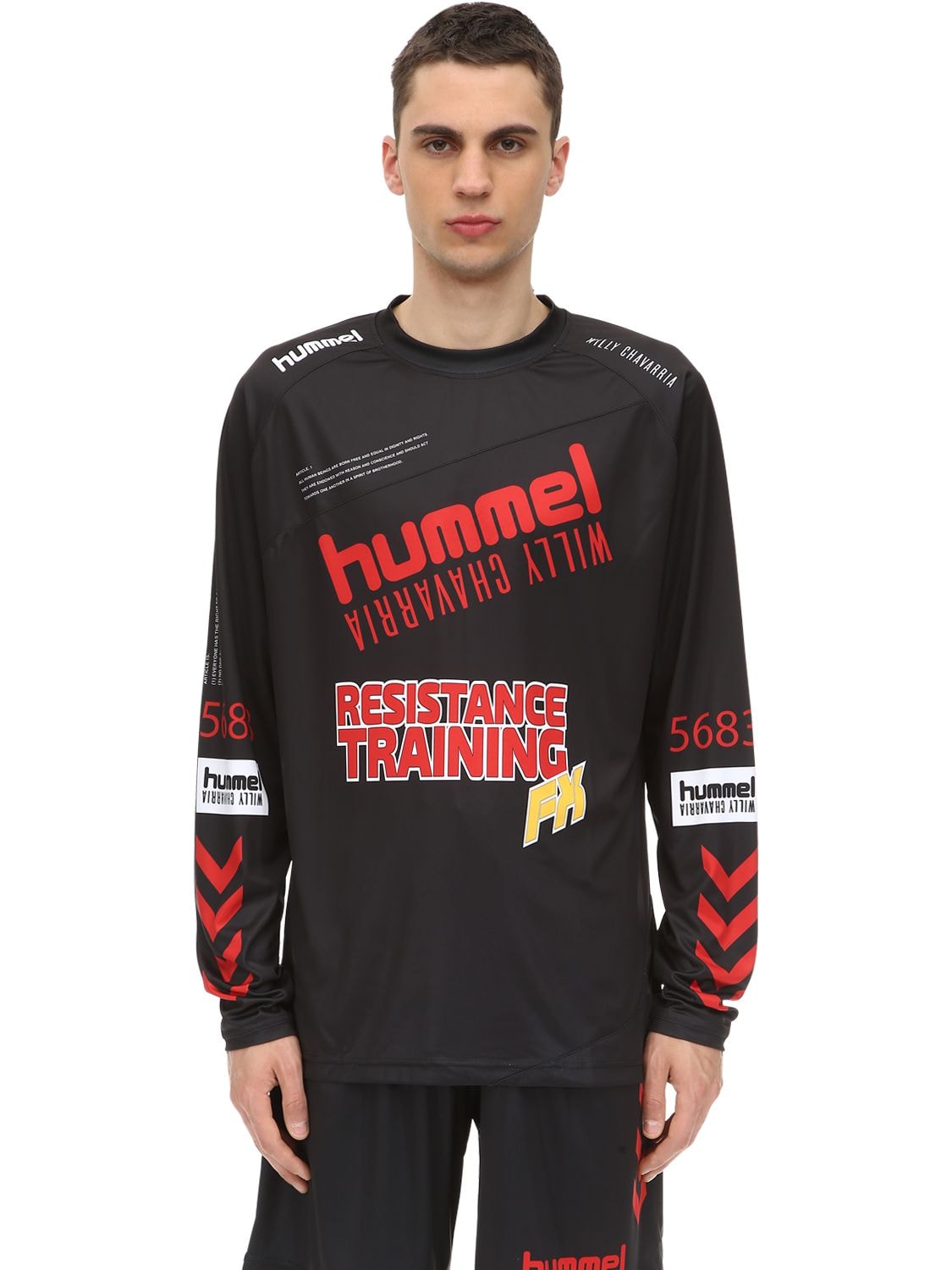 Hummel Willy Chavarria Karlsen T-shirt In Black | ModeSens