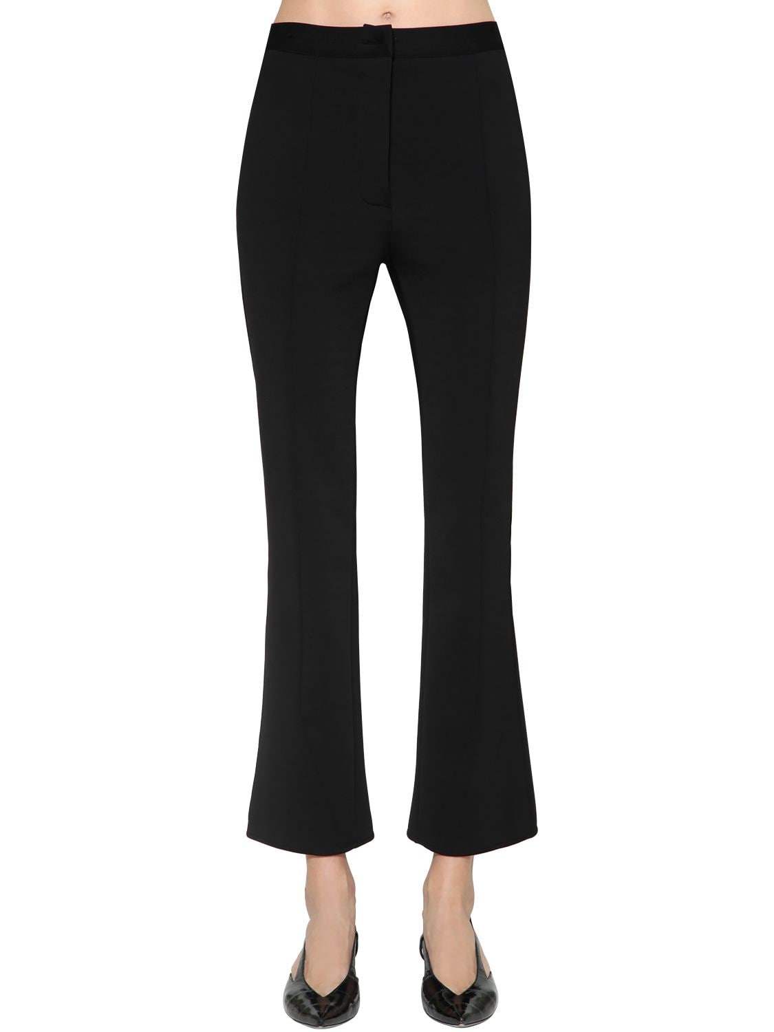 GIVENCHY CROPPED PUNTO MILANO trousers,69ID19024-MDAX0