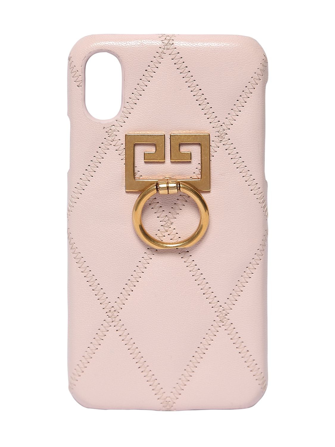 GIVENCHY QUILTED LEATHER IPHONE X/XS CASE,69ID1A022-NJGW0