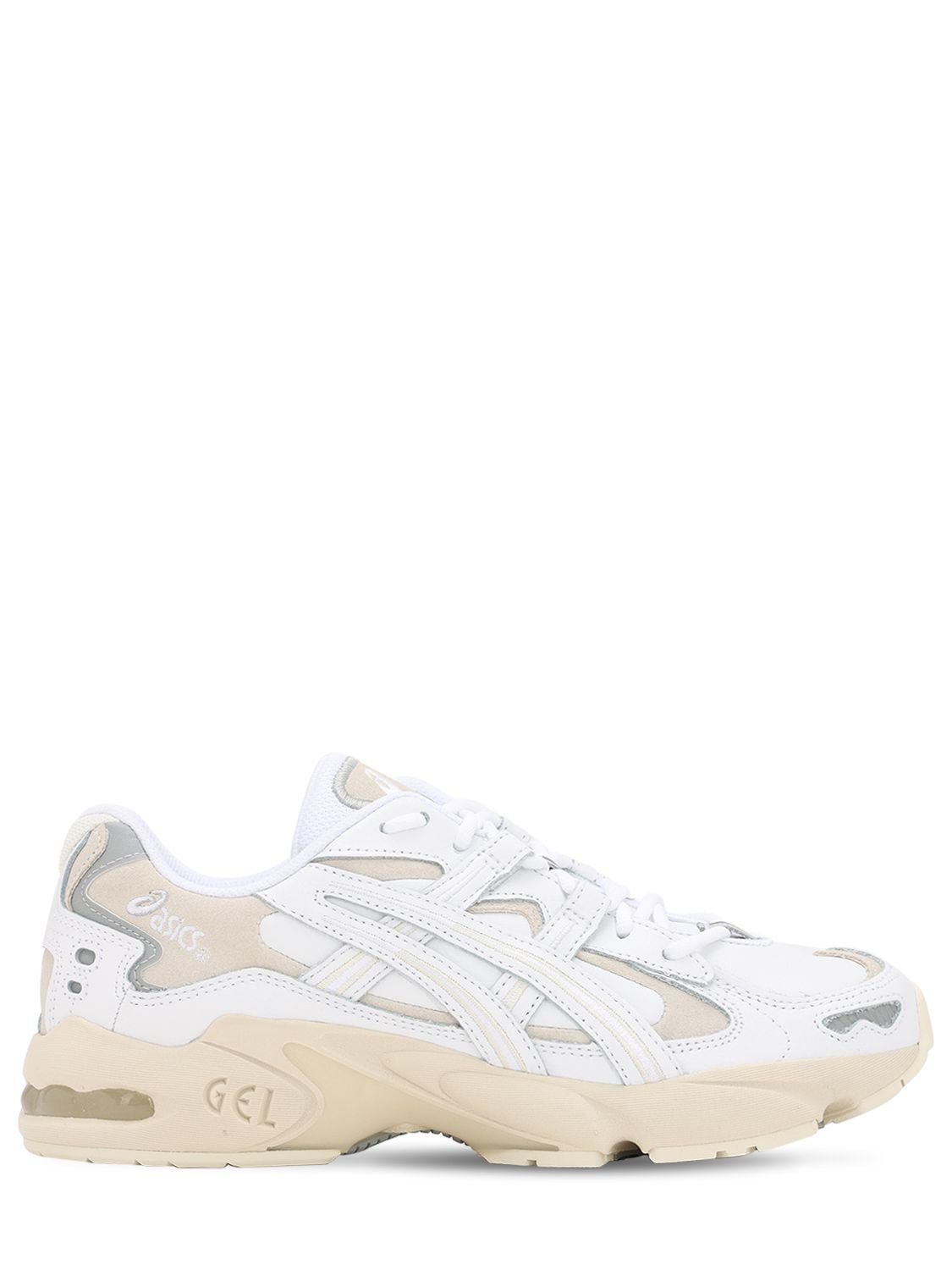 Asics Kayano 5 Og Leather & Suede Sneakers In White