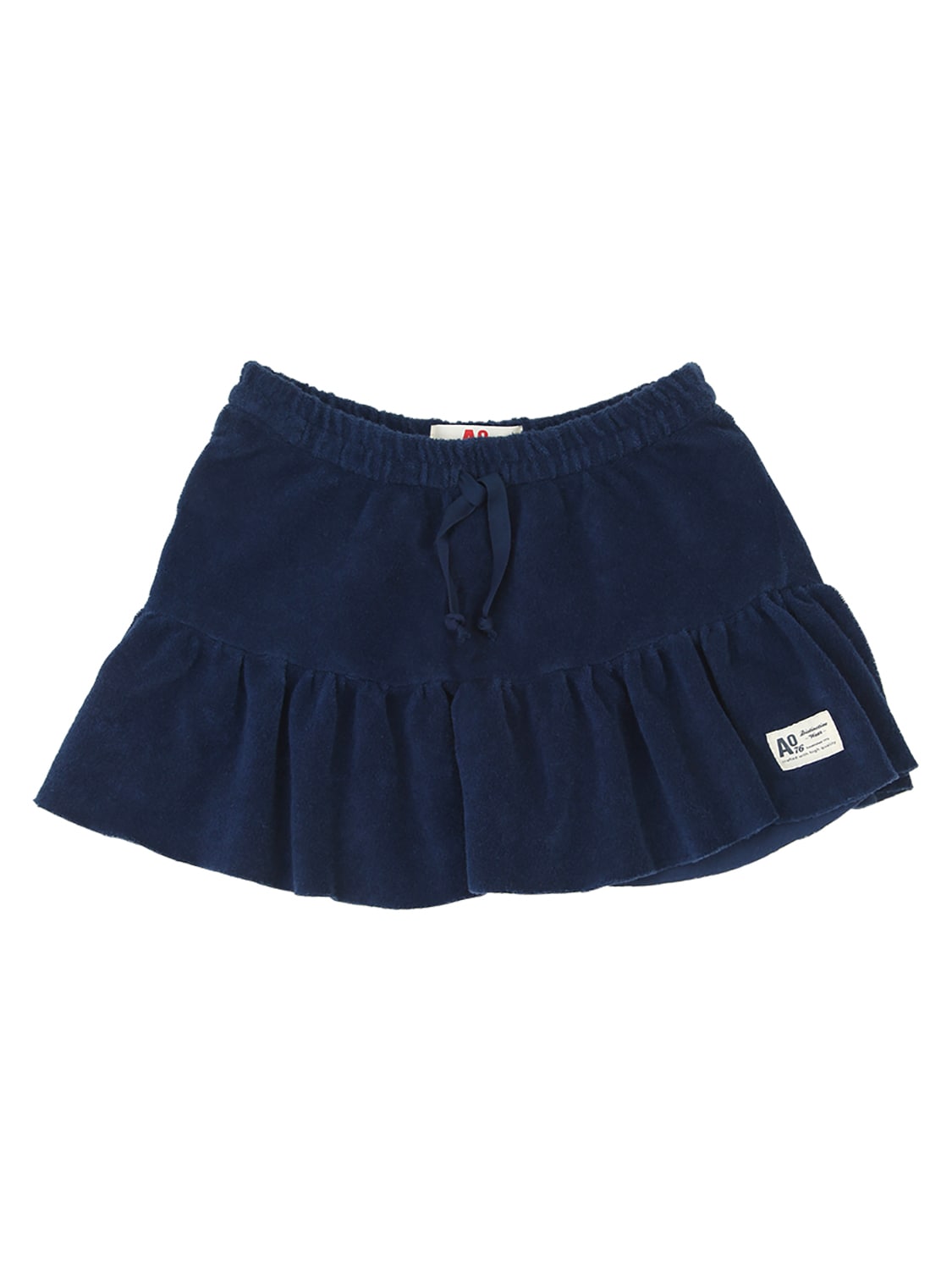 American Outfitters Kids' Cotton Terry Skirt In Navy