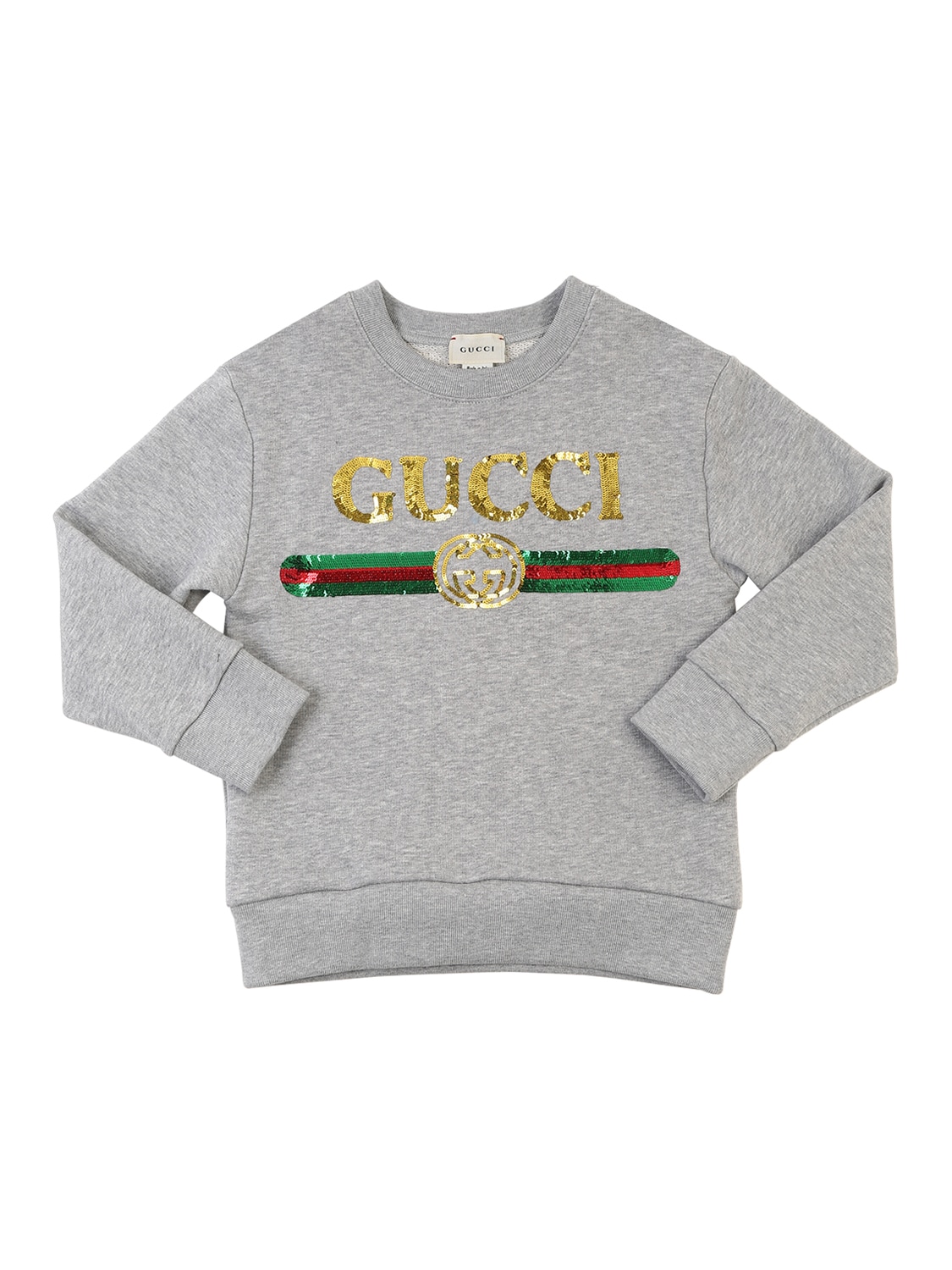 GUCCI 亮片LOGO纯棉卫衣,69IFH7030-MTEYNA2