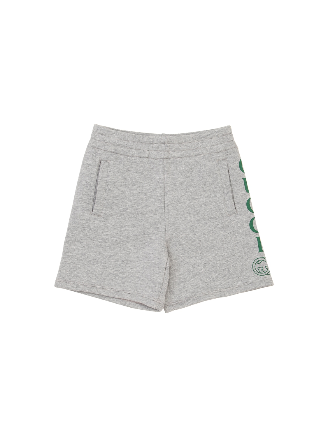 Logo Print Cotton Sweat Shorts 