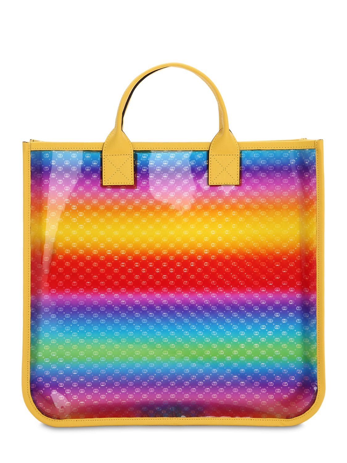 Gucci Kids' Pvc Tote Bag In Multicolor