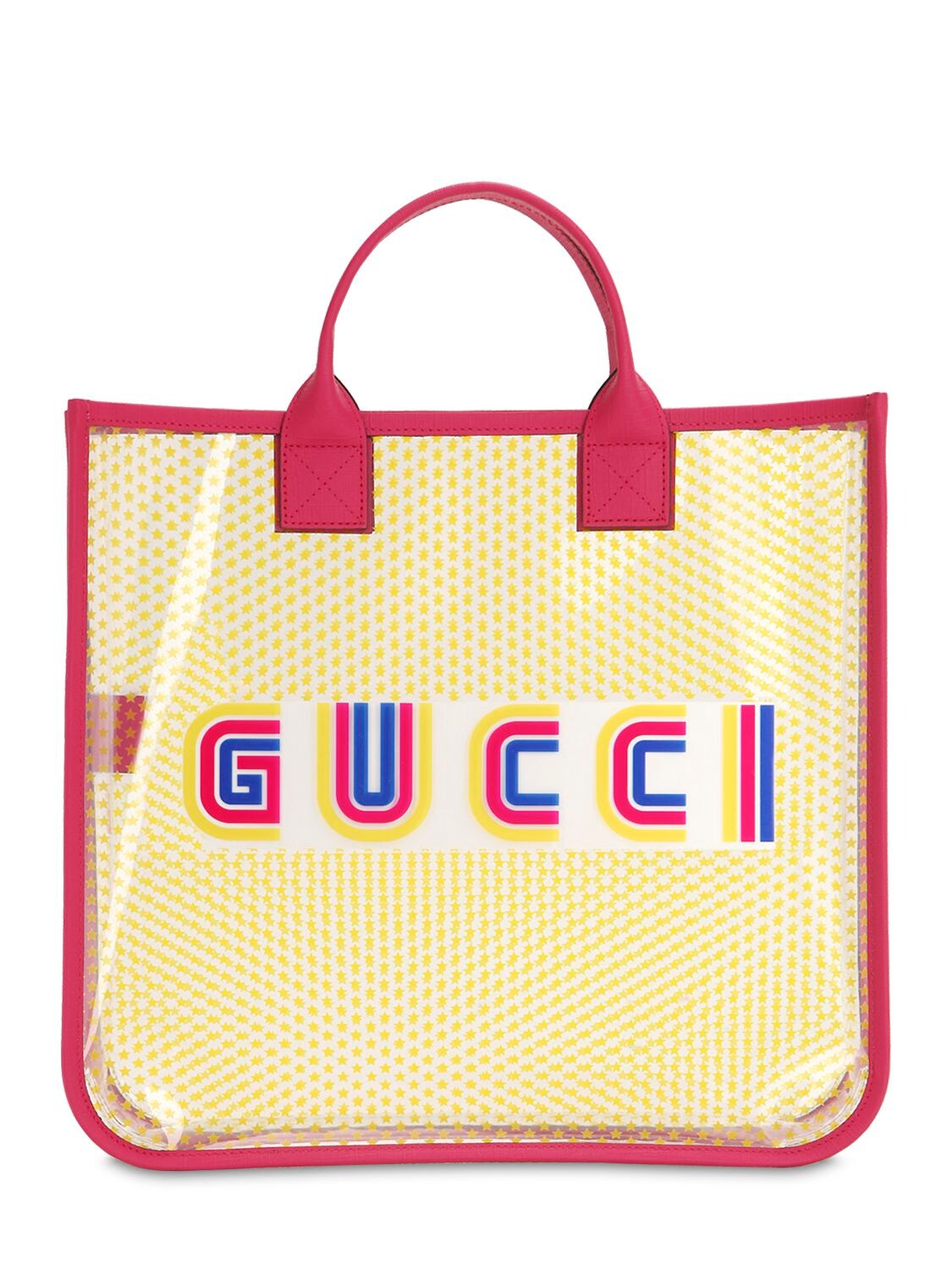 Gucci Kids' Pvc Tote Bag In Multicolor