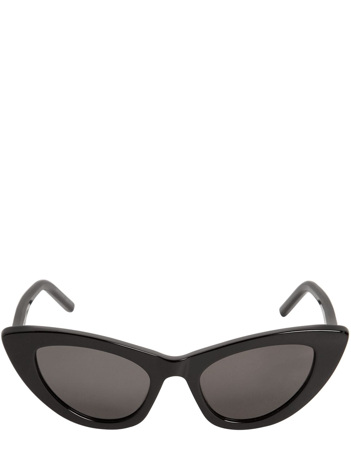 Saint Laurent Lily S Cat Eye Acetate Sunglasses In Black