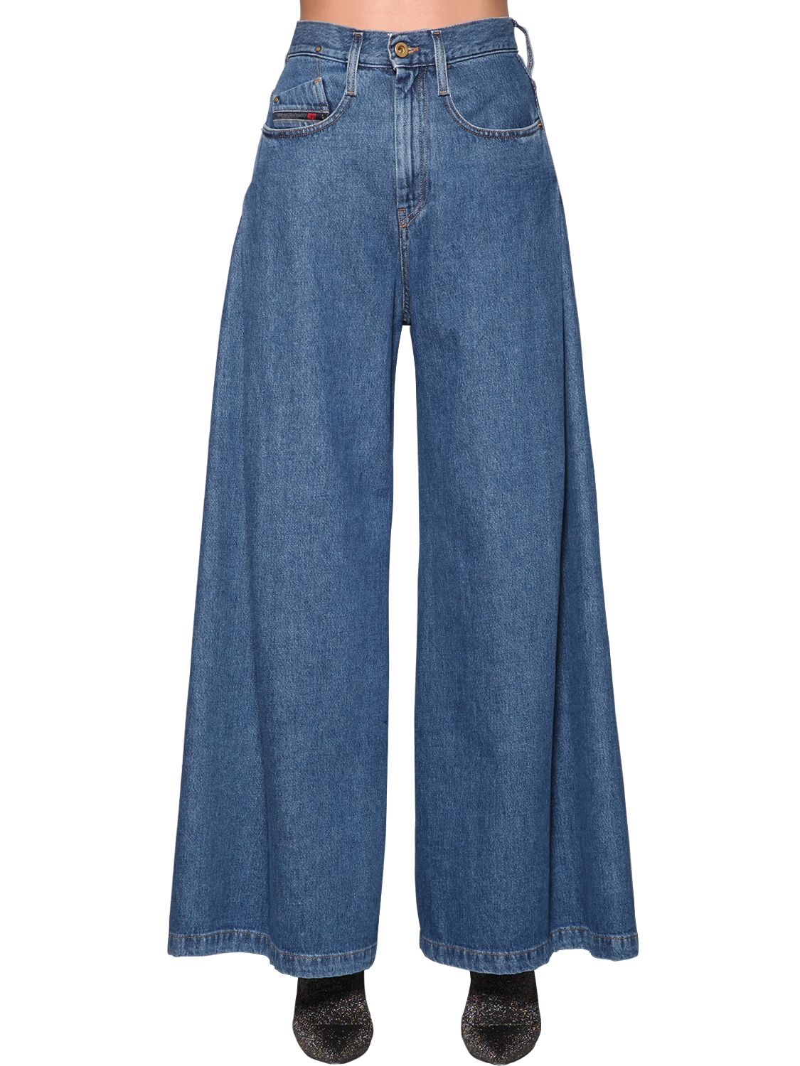diesel wide leg jeans