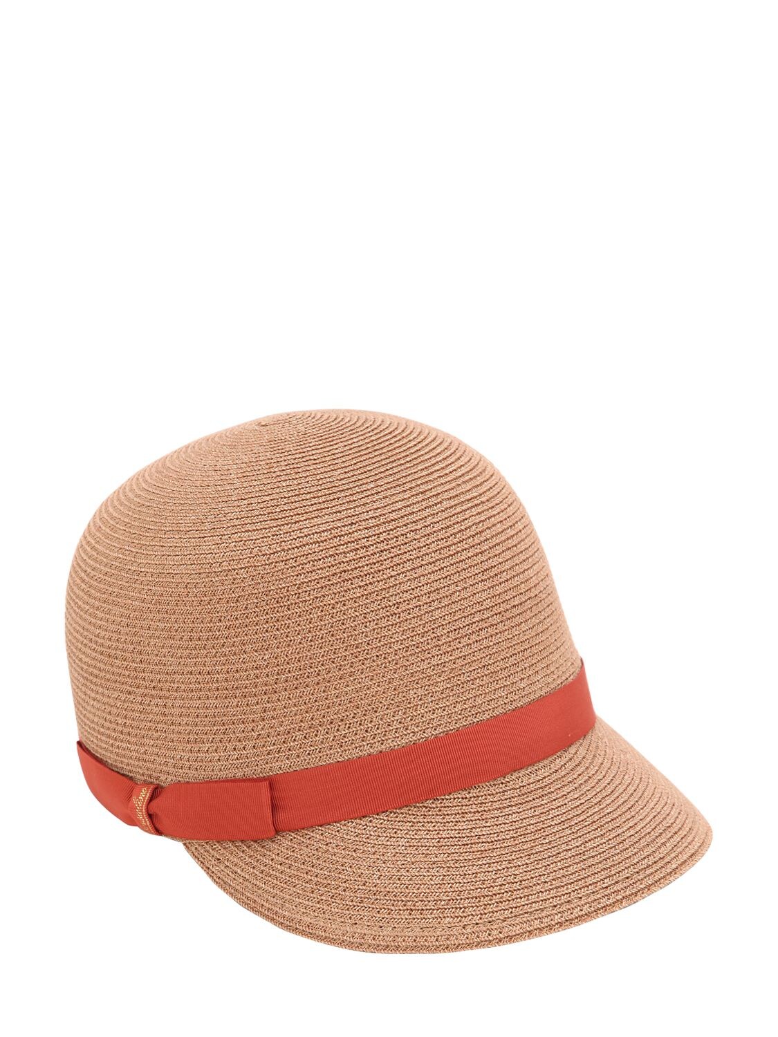 Borsalino Hemp Baseball Hat In Brown,orange