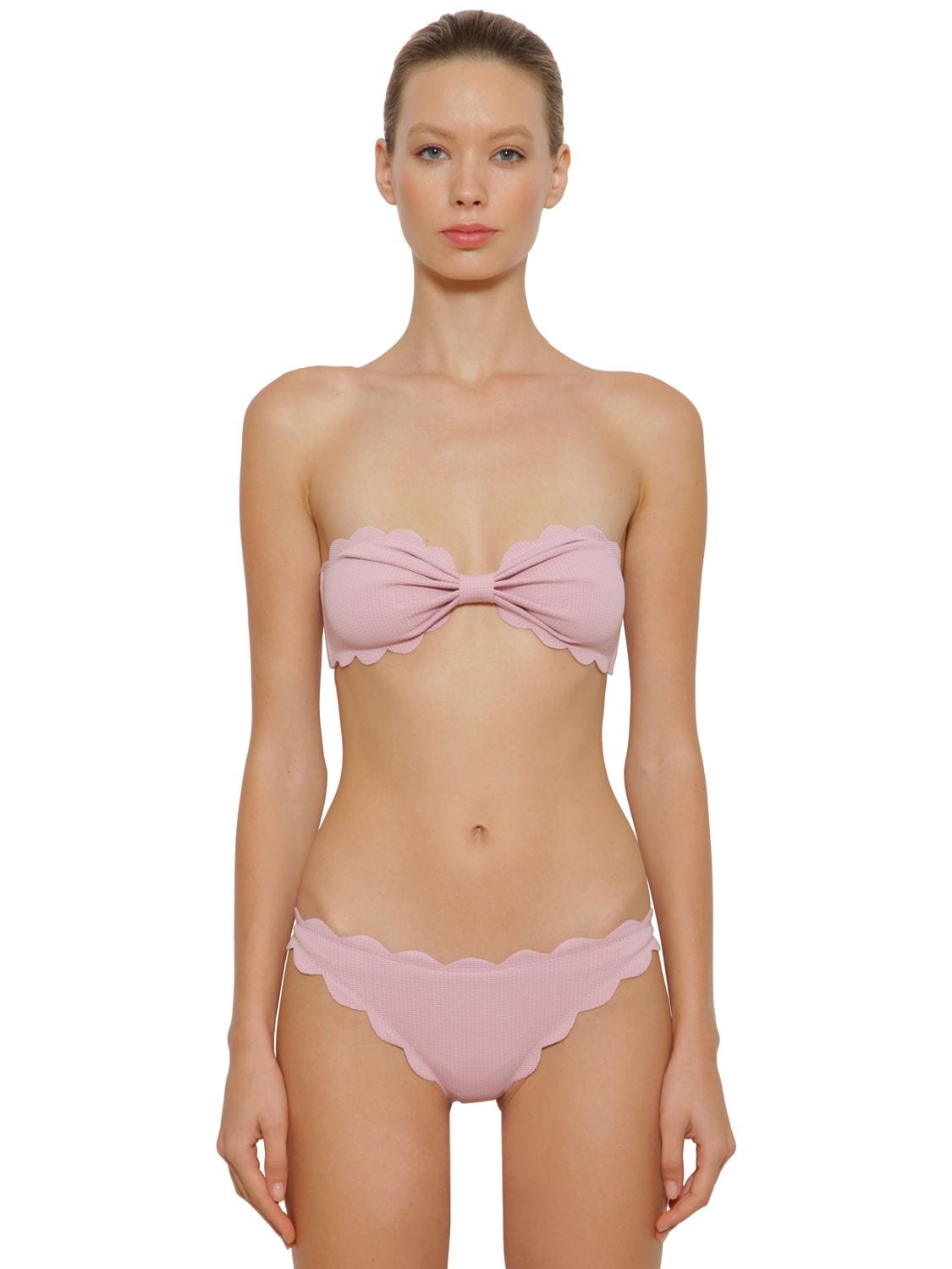 Marysia Antibes Bandeau Bikini Top In Light Pink