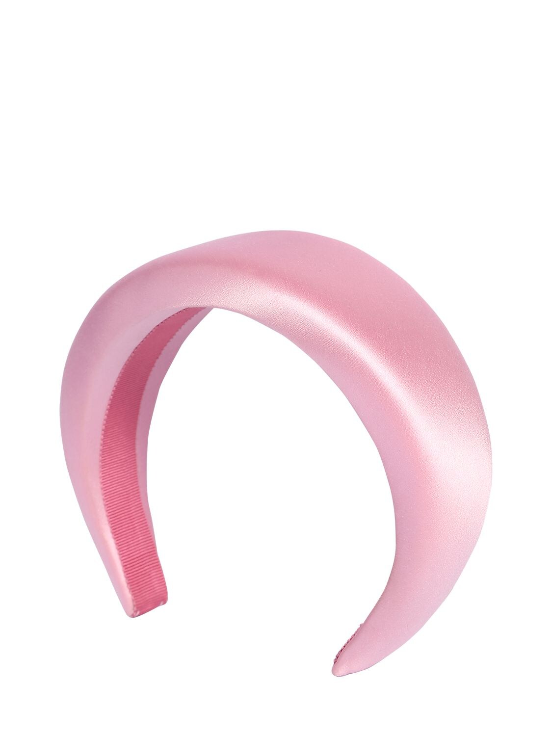 Prada Large Satin Headband In Pink