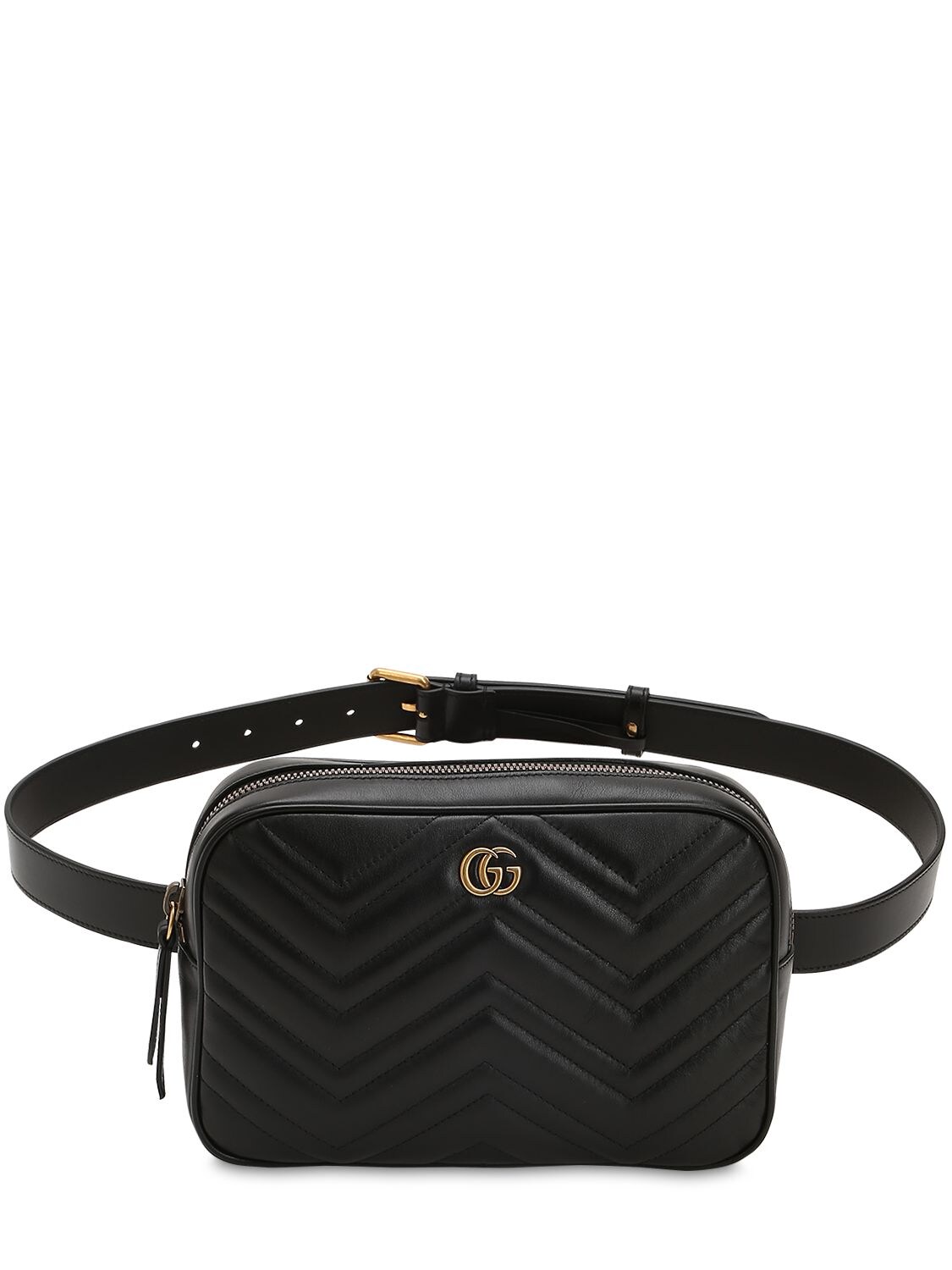 GUCCI MARMONT QUILTED LEATHER BELT BAG,69IH0L021-MTAWMA2