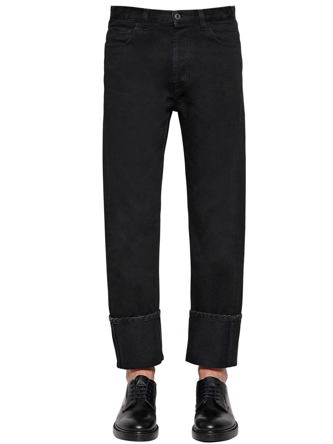 VALENTINO 21.5厘米纯棉牛仔裤,69IH0Y011-ME5P0