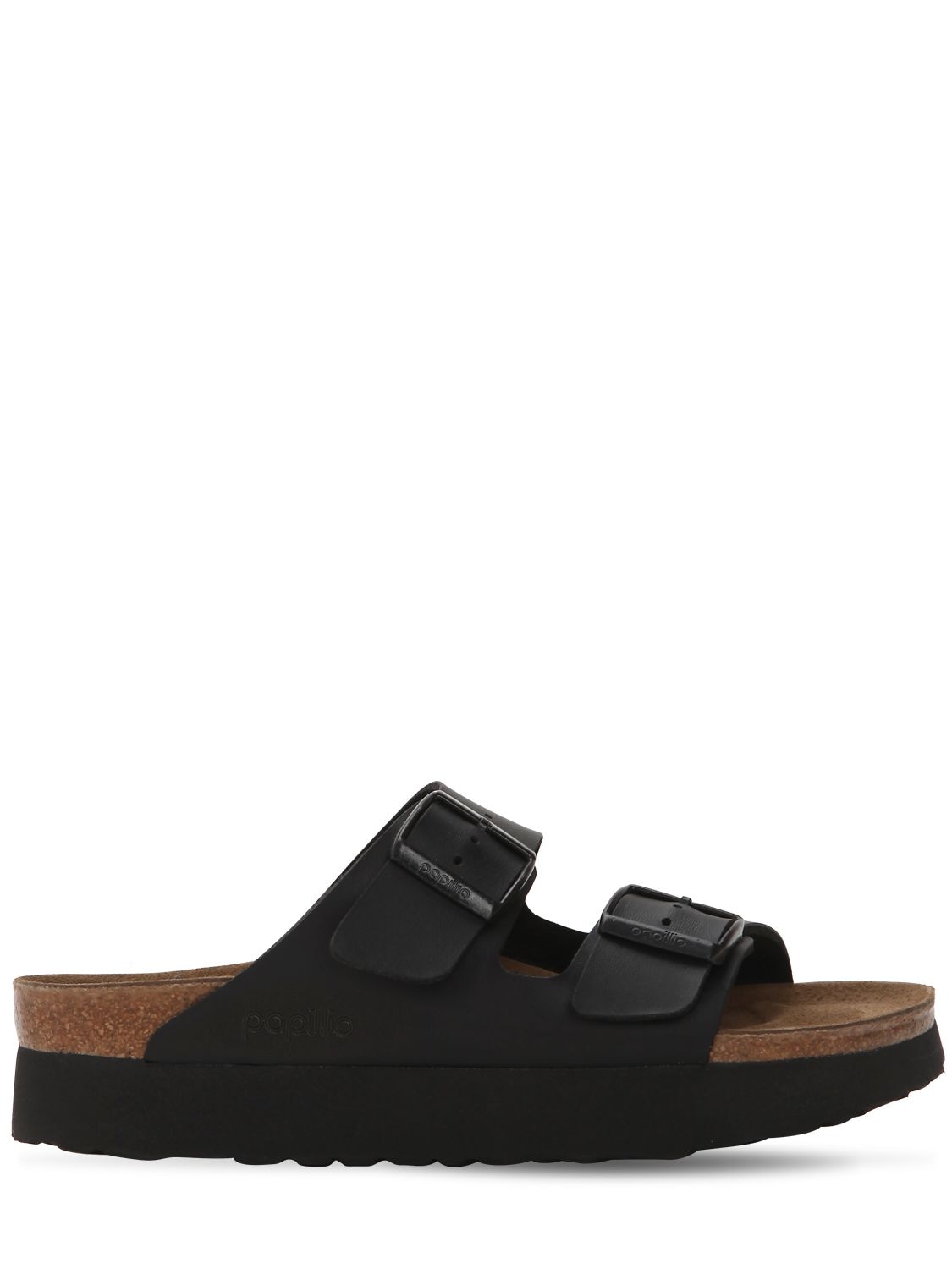 Birkenstock Papillio Arizona Platform Sandals In Black | ModeSens