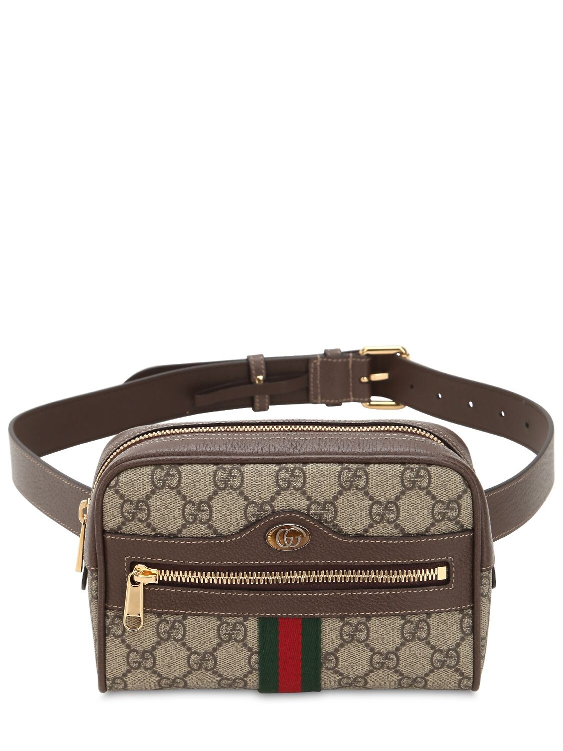 GUCCI OPHIDIA GG SUPREME BELT BAG,69IIJS016-ODC0NQ2