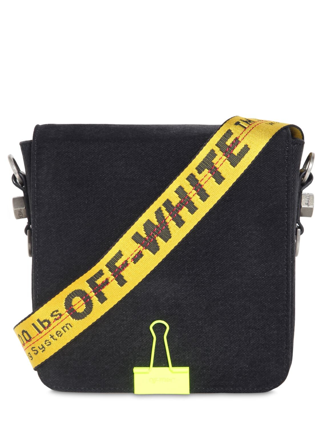 Off-White™ Industrial Logo Strap Denim Bag, Drops