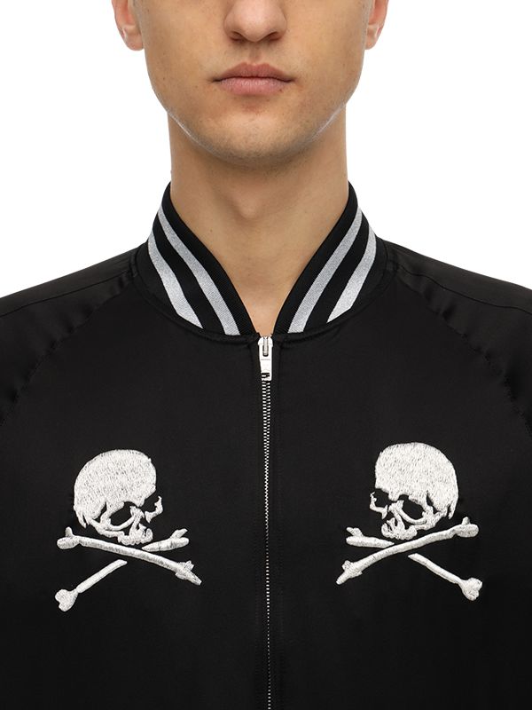 MASTERMIND JAPAN SILK BOMBER JACKET