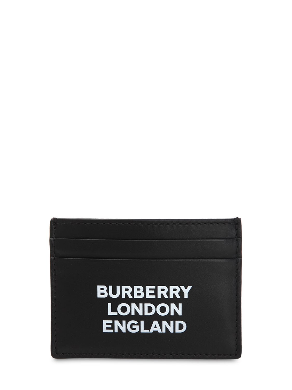 BURBERRY PRINTED LEATHER CARD HOLDER,69IJT0005-QTEXODK1