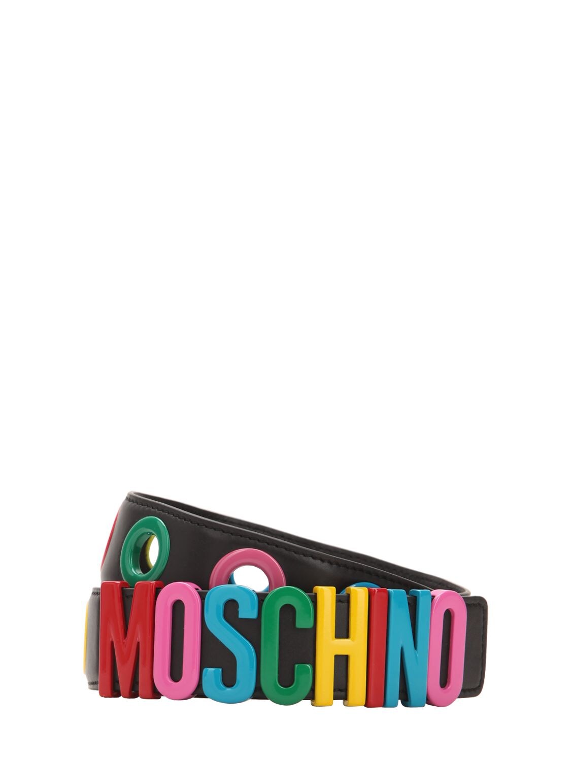 moschino multicolor belt
