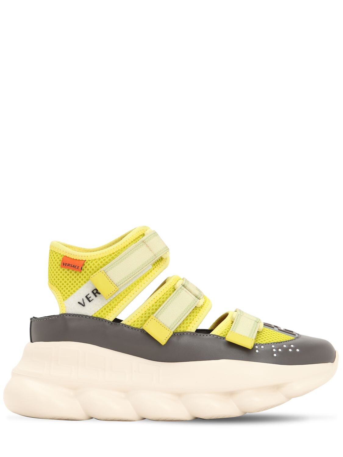 VERSACE 40MM CHAIN REACTION NYLON SNEAKERS,69IM7E001-SZVMNA2