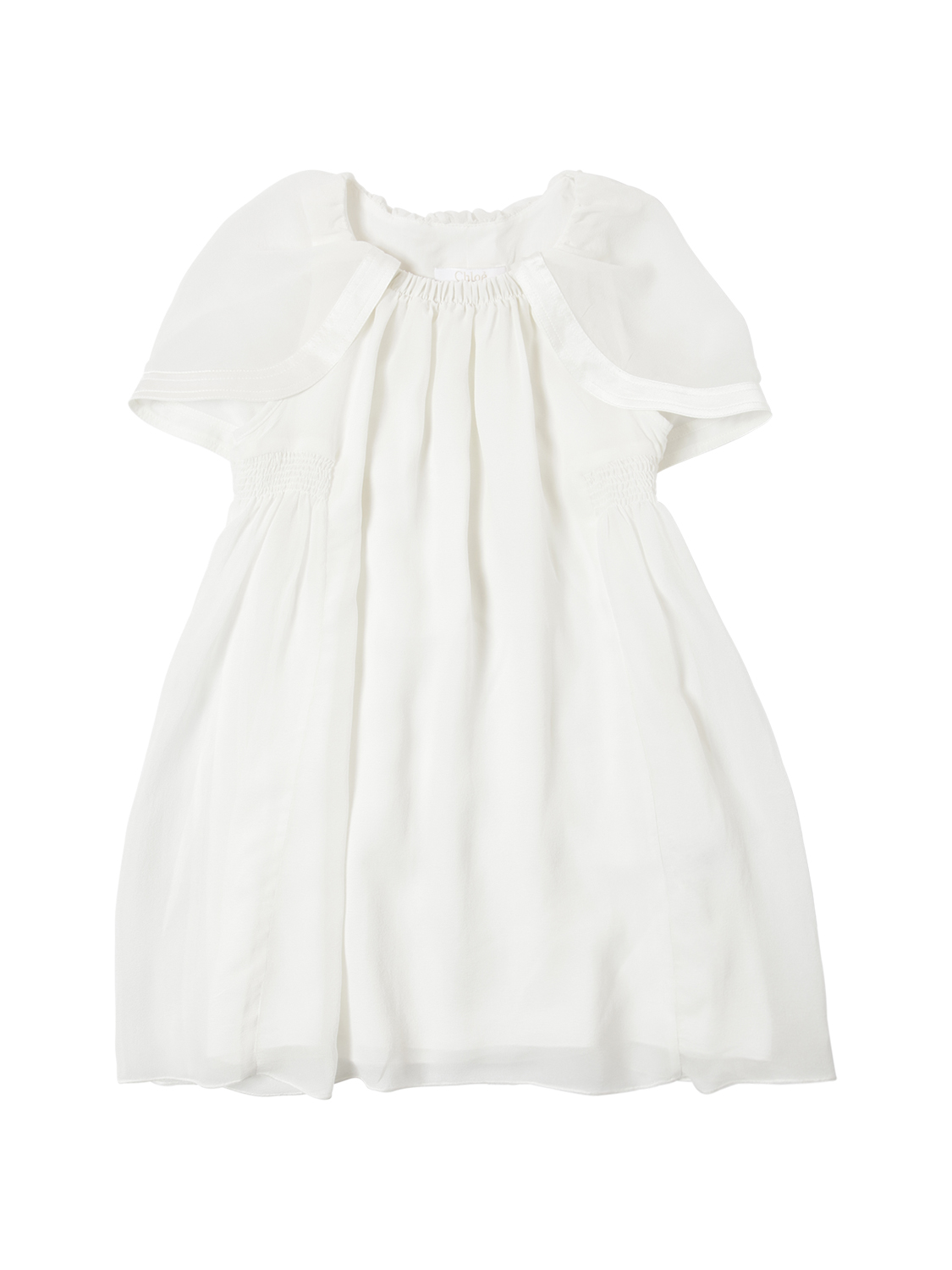 Kleid Aus Seidenkrepp