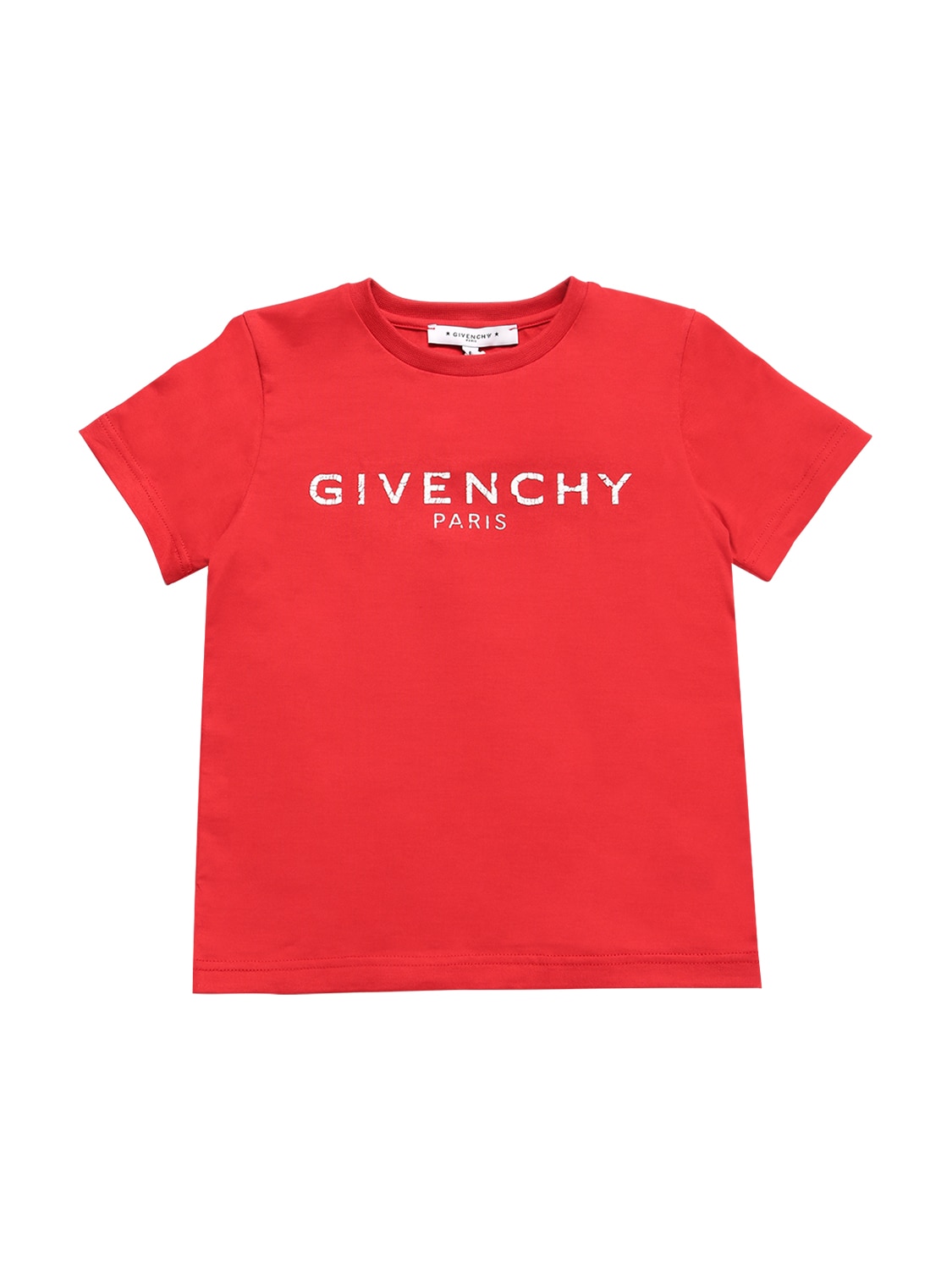 Givenchy Kids' Logo Printed Cotton Jersey T-shirt In Orange | ModeSens