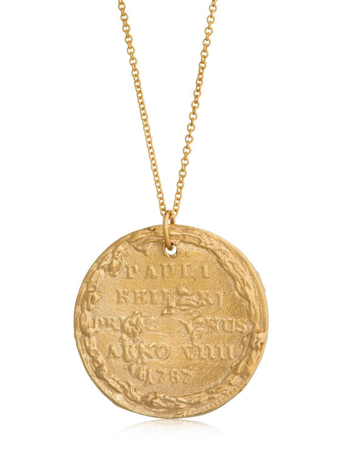Alighieri Il Leone Medallion Necklace In Gold