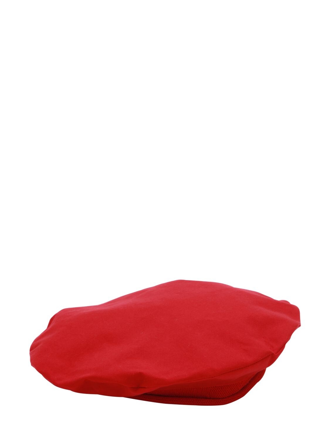 Scha Flying Duck 10-wxca Cotton Beret In Red