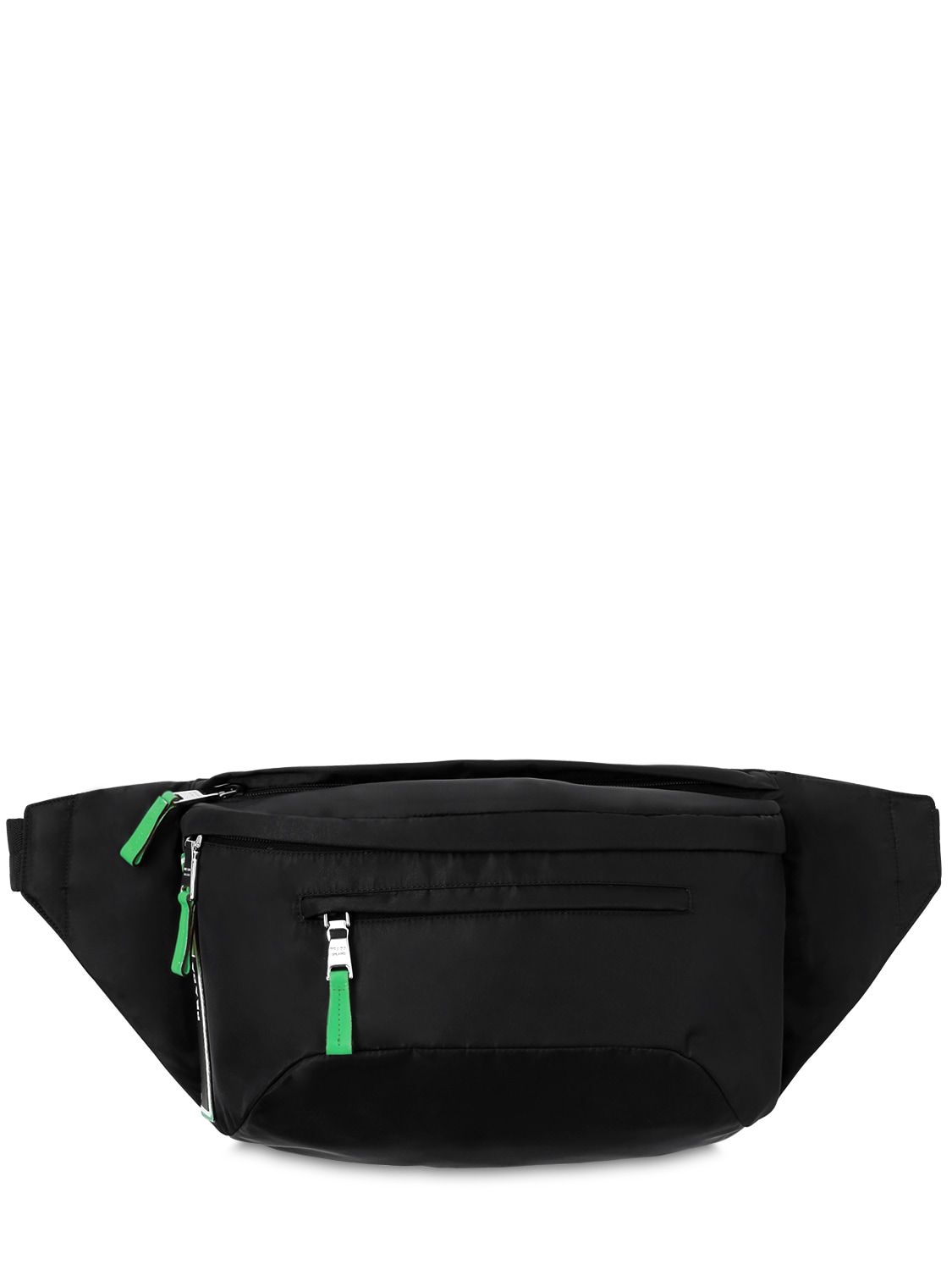 prada black technical belt bag