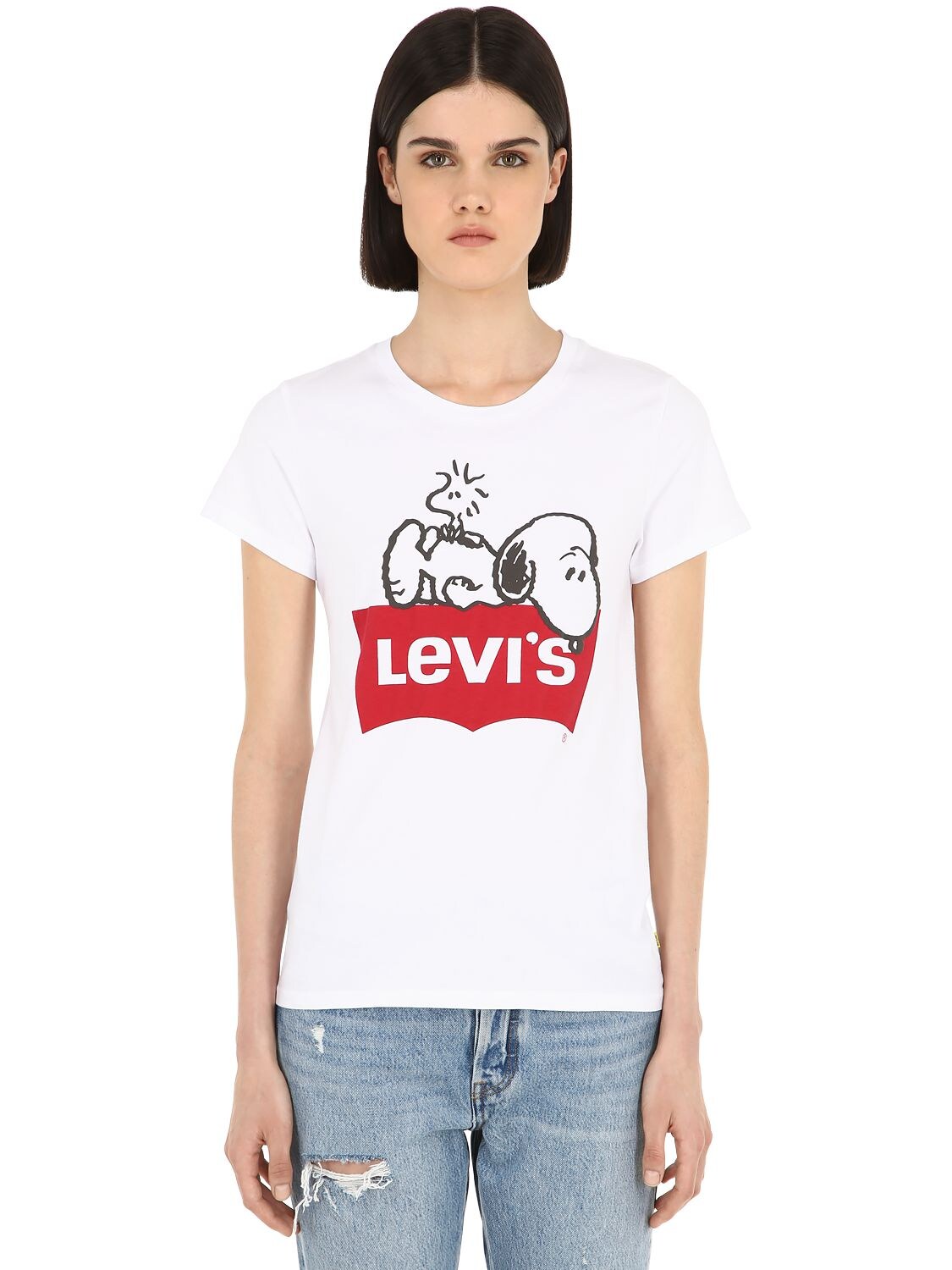 ladies levi snoopy t shirt