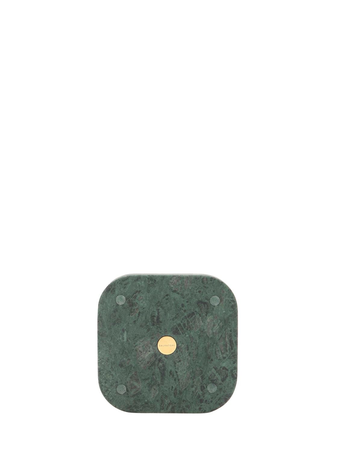 Shop Salvatori Set Of 2 Pietra L Marble Trays In Green,black