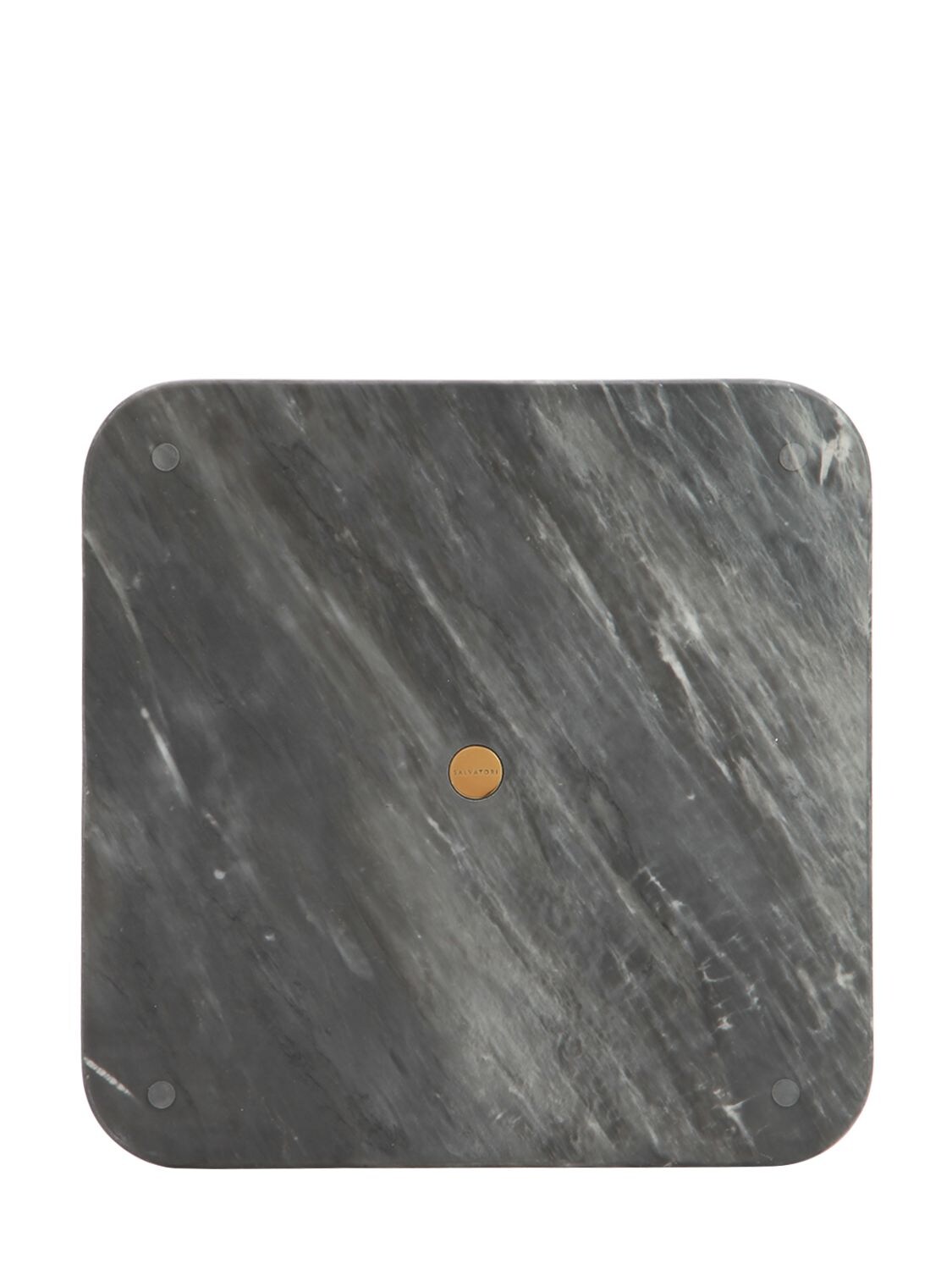 Shop Salvatori Large Pietra Marble Tray In Grey