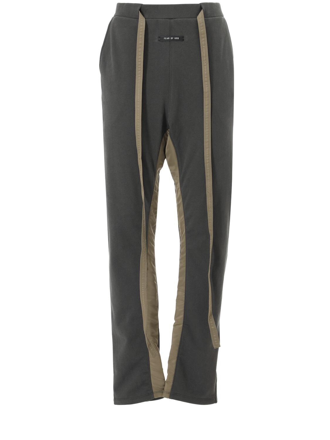 Fear Of God Relaxed Cotton Sweatpants In Seaweed