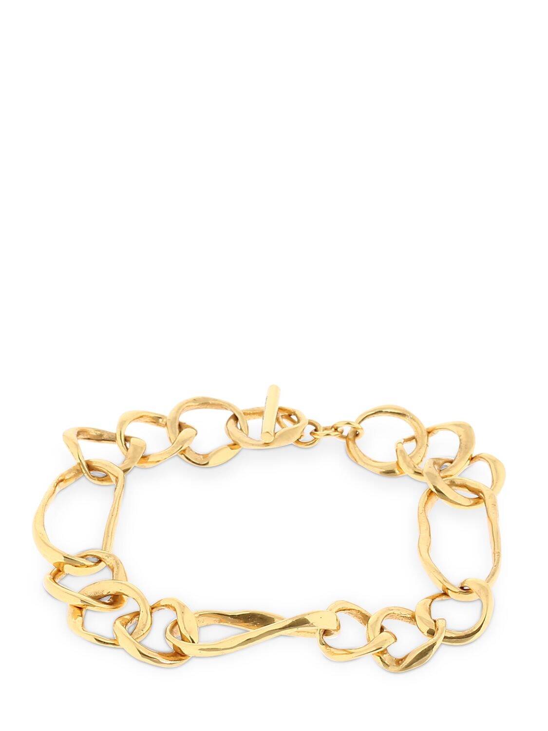 Cornelia Webb Distorted Figaro Bracelet In Gold