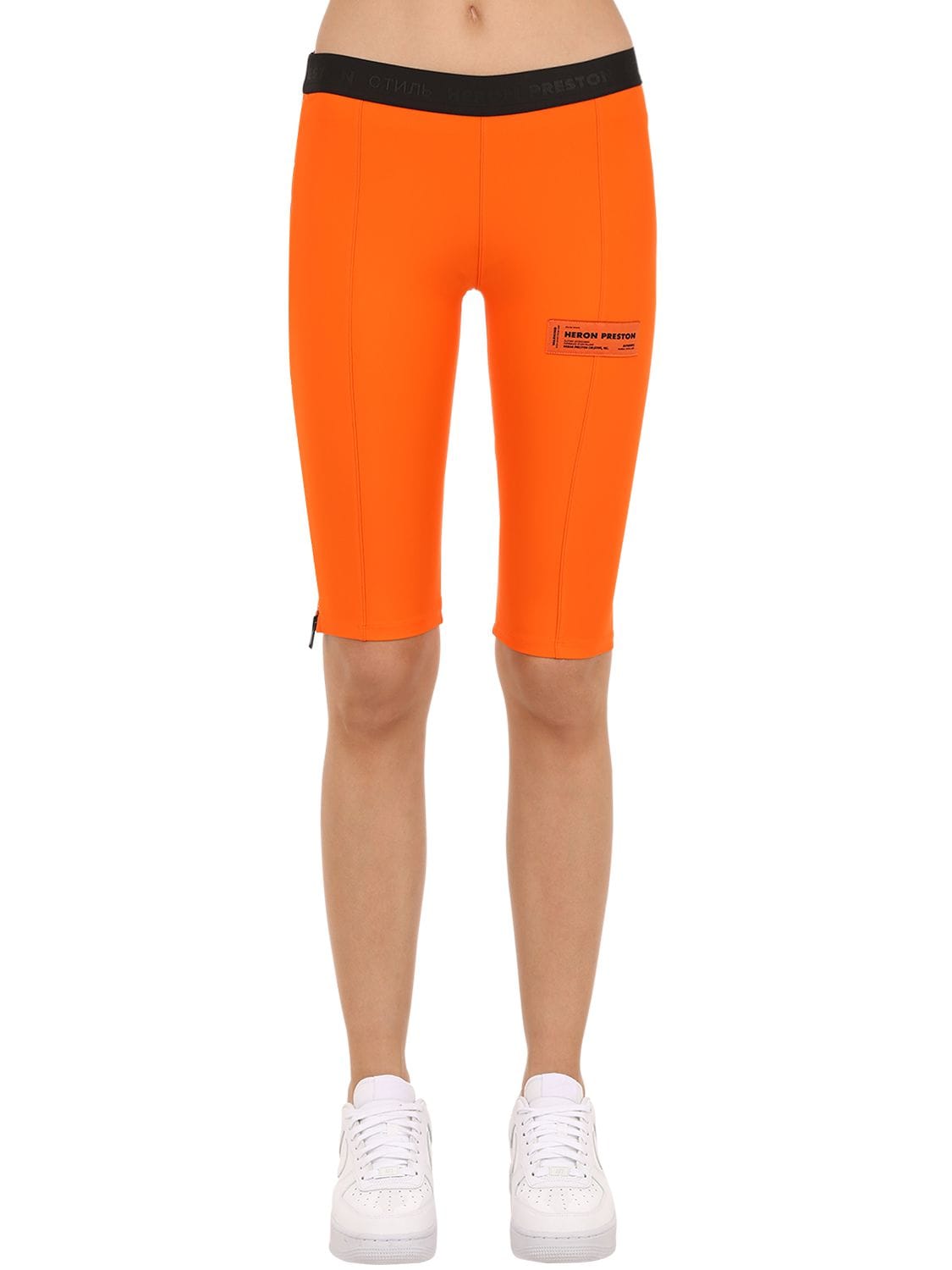 heron preston biker shorts