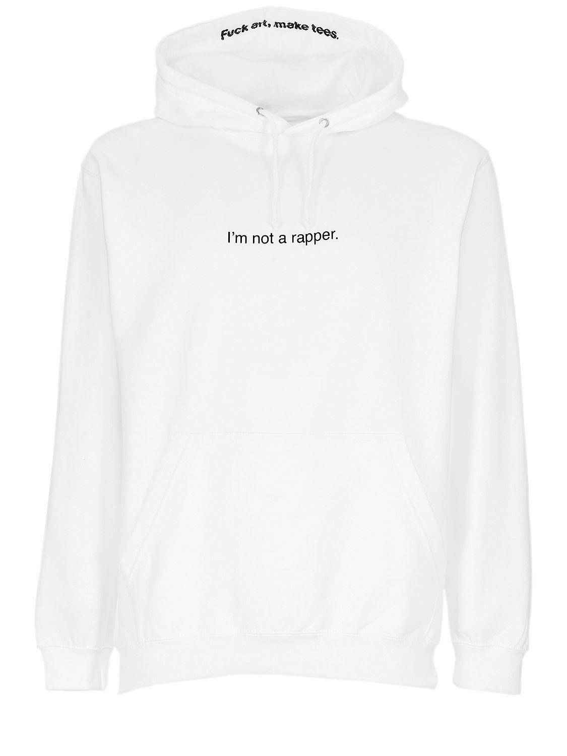 Sweatshirt Aus Baumwolle "i'm Not A Rapper"