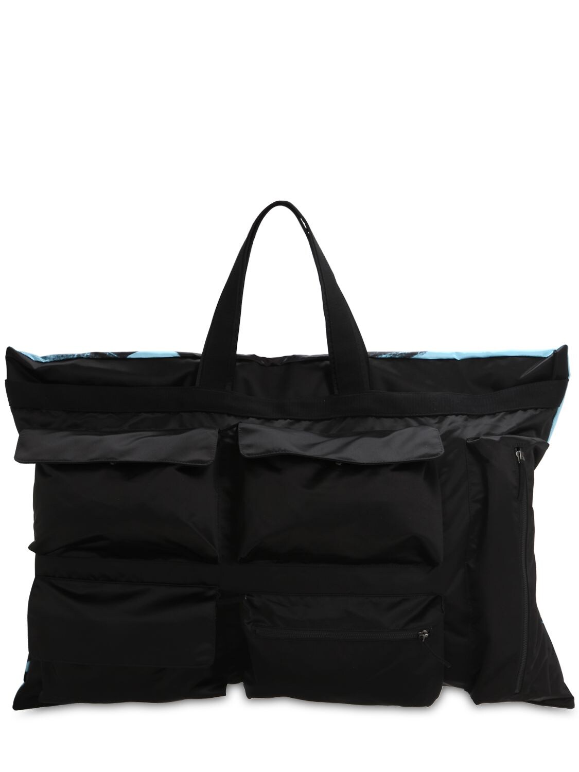 Raf Simons Eastpak Rs Rs Poster Tote Bag In Black,blue | ModeSens