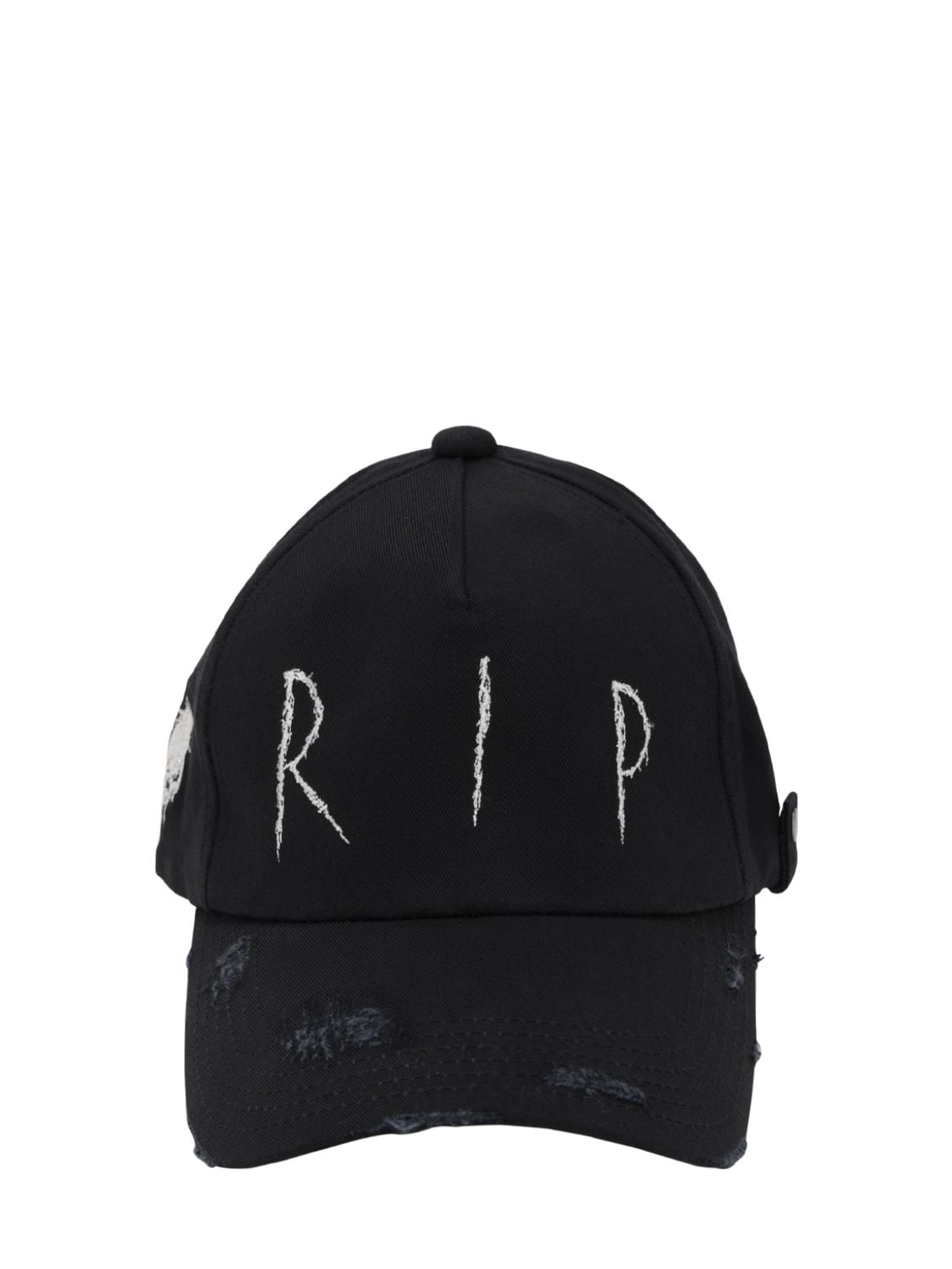 Azs Tokyo Rip Baseball Hat W/cigarette Holder In Black