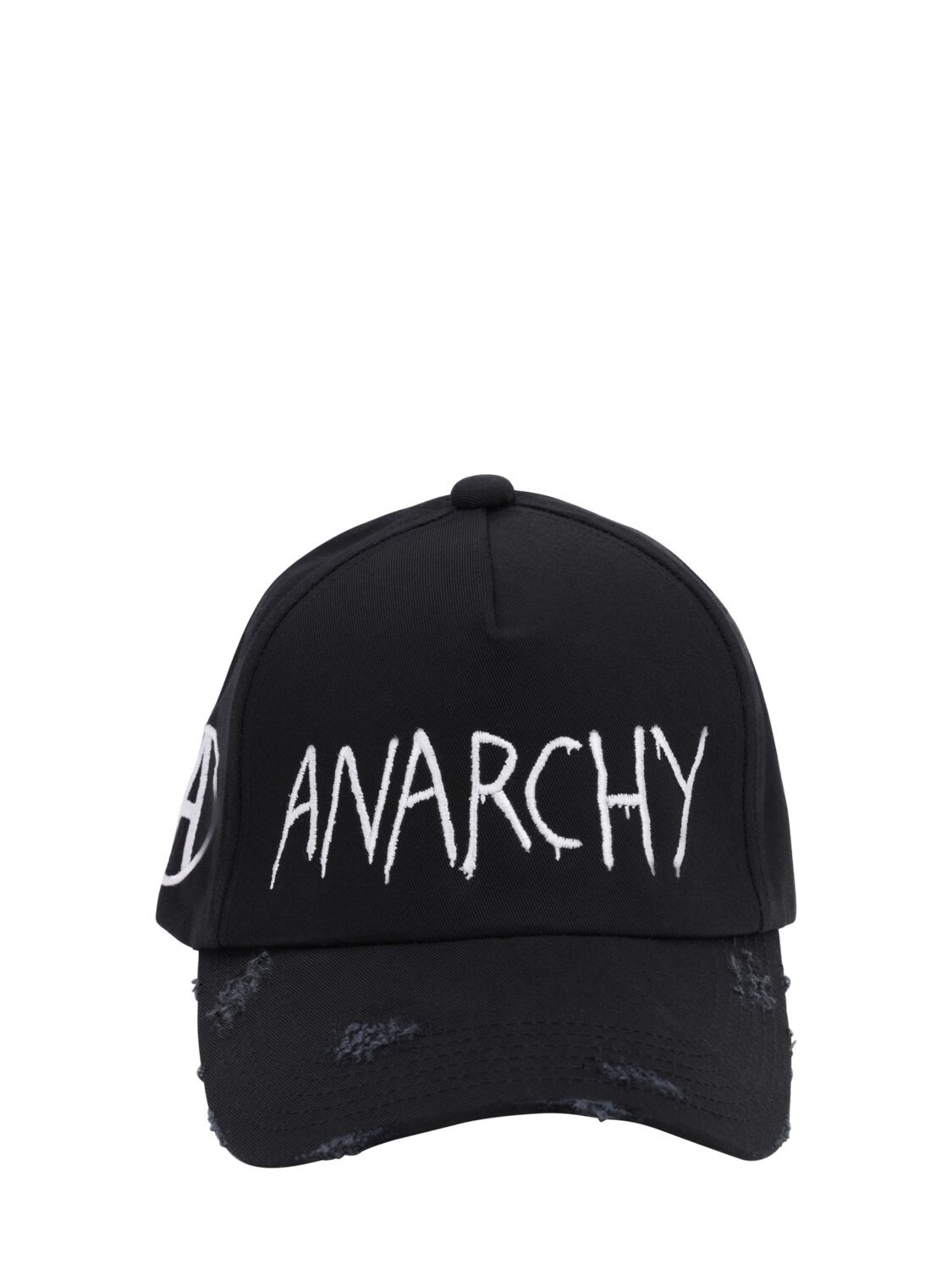 Azs Tokyo “anarchy”纯棉帆布棒球帽 In Black