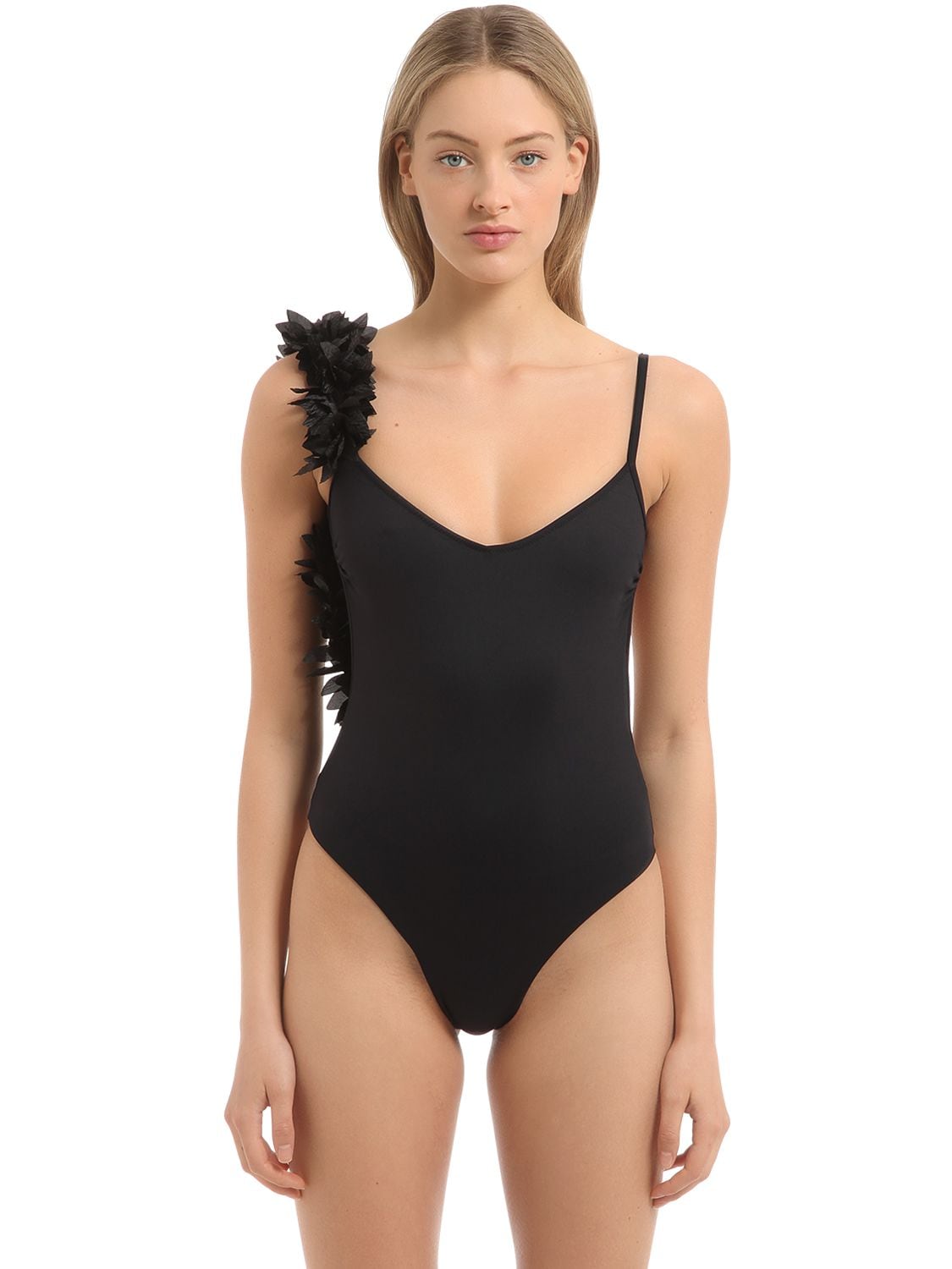 LA REVECHE ASSUAN PETAL LYCRA ONE PIECE SWIMSUIT,69IWOF002-QKXBQ0S1