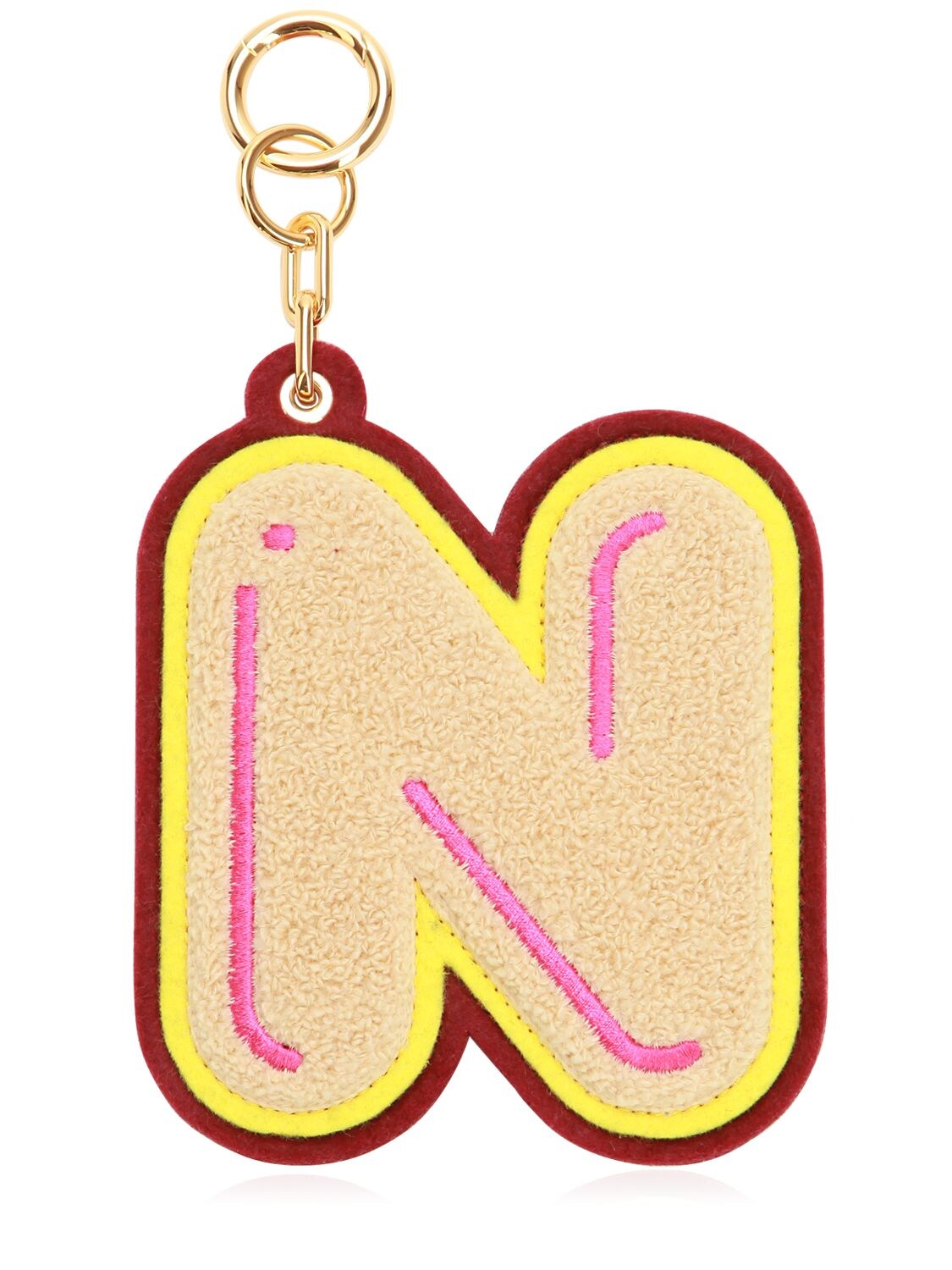 Chaos N Chenille Luggage Tag In Champagne