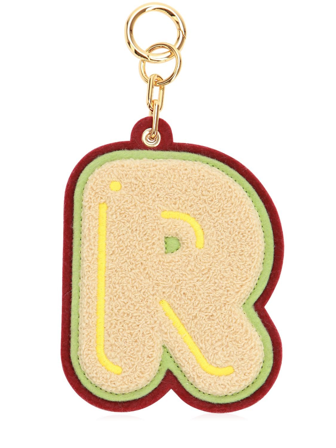 Chaos R Chenille Luggage Tag In Champagne