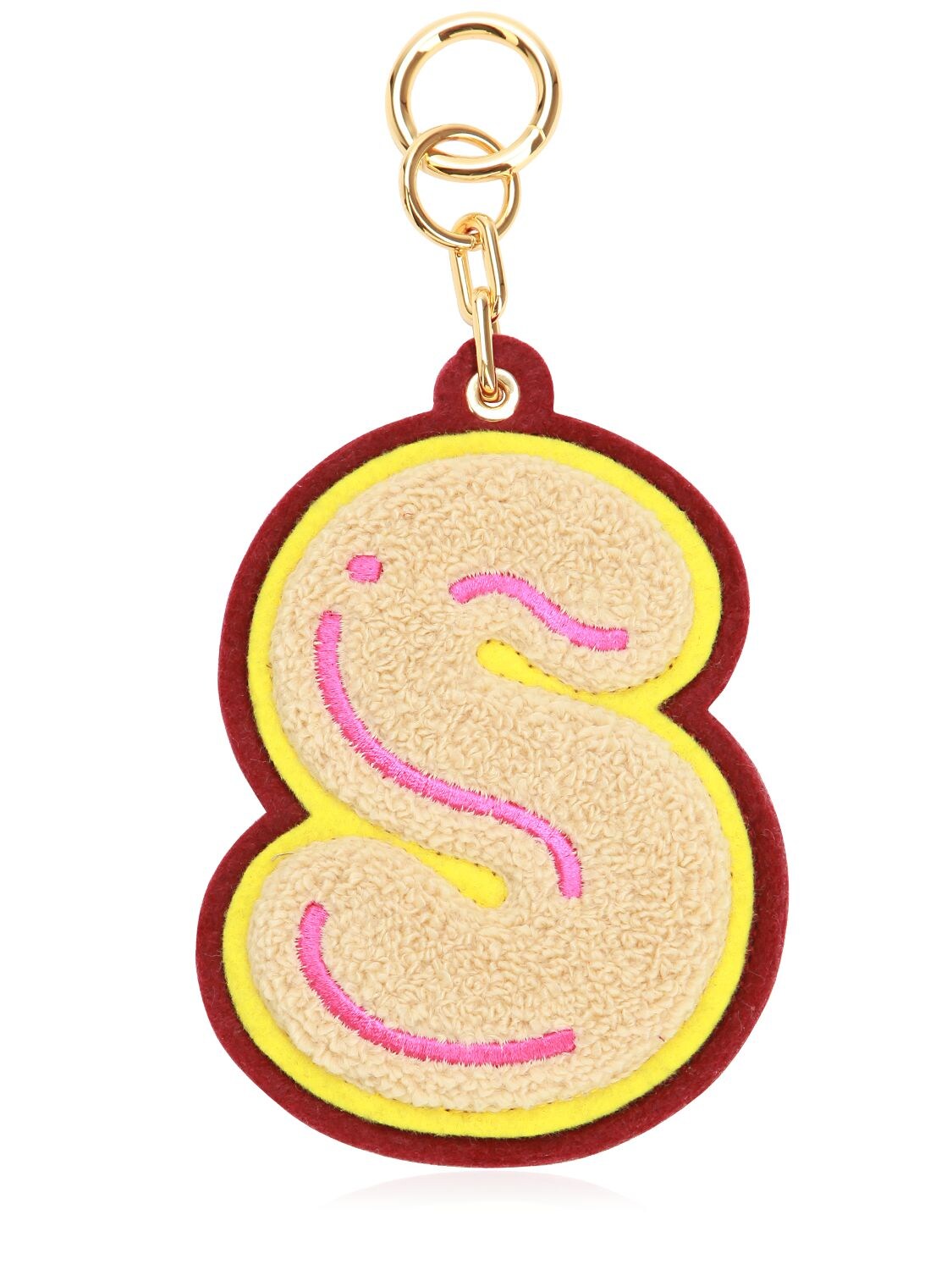 Chaos S Chenille Luggage Tag In Champagne